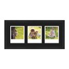 WANDStyle Frame for Polaroid Pictures Series H950 Black Grained Normal