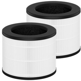 Airmega 100 Replacement Filter Set Compatible with Coway Airmega 100 Air Cleaner Purifier, 3-in-1 Filter of Pre-Filter, True HEPA and Deodorization Filter, 2 Packs