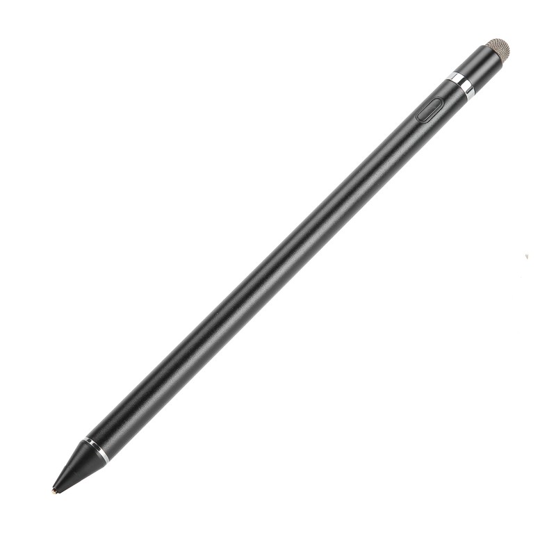 Stylus Pen Black for IOS/Android Universal 2-In-1 Active Capacitive Touch