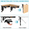 Platibo Folding Shelf Brackets,10 Inch Heavy Duty Stainless Steel Collapsible