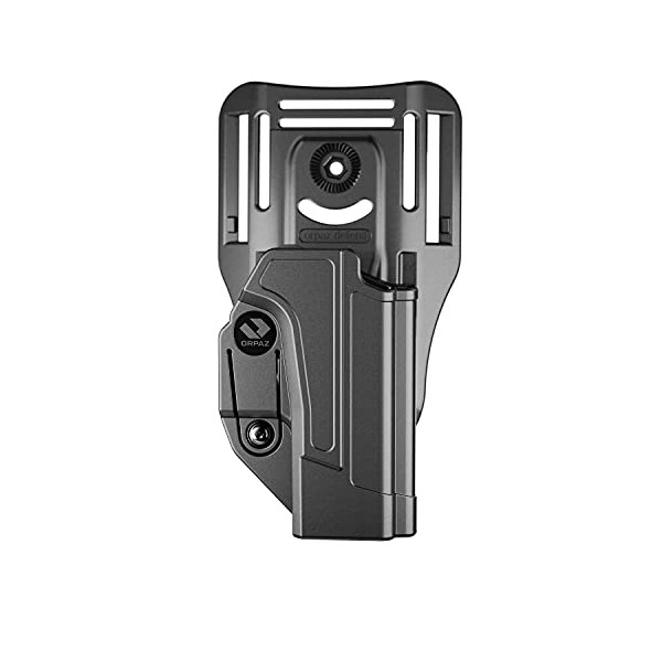Orpaz G19 Holster Compatible with Glock 19 Holster, Right-Hand Modular OWB Holster (Level I Retention, Low-Ride Holster)