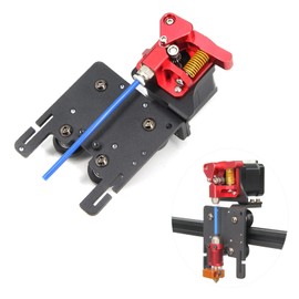 Yeebyee Ender 6 Direct Drive Upgrade Kit Aluminum Alloy Plate with Dual Gear Extruder Kit with Stepper Motor Easy Print TPU Flexible Filament Only for Ender 6 (Aluminum Plate+Dual Extruder+Motor Kit)