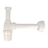 tecuro 58504 Plastic Bottle Trap for Washbasin, Connection 1 1/4