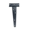 2PK 150mm Black Tee Hinges with Fixings. 6" T-Hinges for