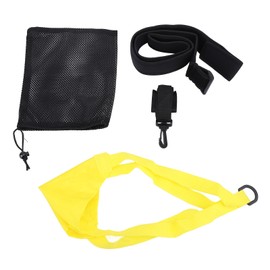 Swim Parachute Professional Safe Portable Swimming Resistance Training Belt Set for Kids Adults 20cm / 7.9in Yellow