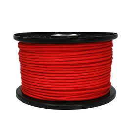 Everbilt 1/8 in. x 500 ft. Red Paracord Spool Tactical Outdoor Parachute Cord, 160 lb. Working Load Limit, Rot Proof and an Ideal Rope for Survival, Camping, Hunting, Emergencies, Boating&General Use