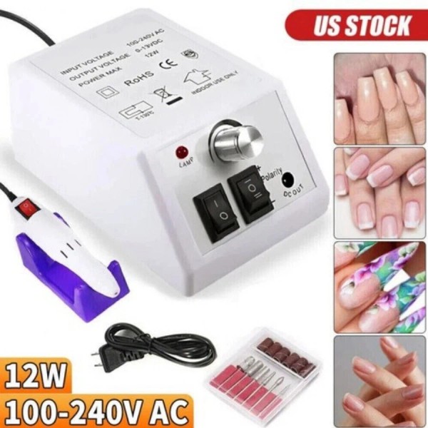 Unbranded PROFESSIONAL ELECTRIC NAIL FILE DRILL Manicure Tool Pedicure Machine