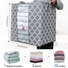 WISELIFE Storage Bags 2 Pack/100L Large Blanket Clothes Organization and