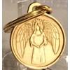 wendells Guardian Angel 1" Bronze Key Chain Tag He Will