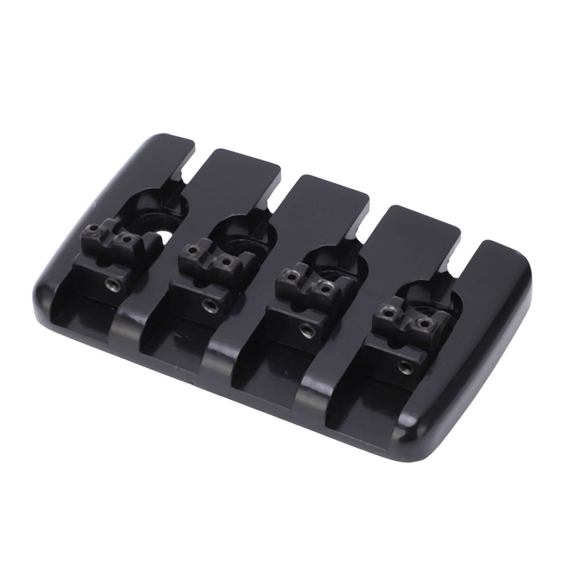 Guitar Bridge 4 String Metal Tailpiece Instrument Accessory Set Kit