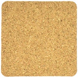 Cork Coaster Set - Square - 3.92 inches - 4 pieces