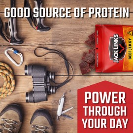 Jack Link's Jack Link's Beef Jerky, Sweet & Hot, Large Jerky Bags C Flavorful Meat Snacks, Ready to Eat Protein Snacks, 9g of Protein, Made with 100% Beef, Keto, Paleo & Carnivore Diet Ready C 9 Oz. (Pack of 2)