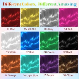 DATANSUN Temporary Hair Color Spray【Instant Color】【Skin Friendly】【Easy To Clean】【Large Capacity】Washable Hair Color Spray For Women/Men 4.06 oz，07 Blue