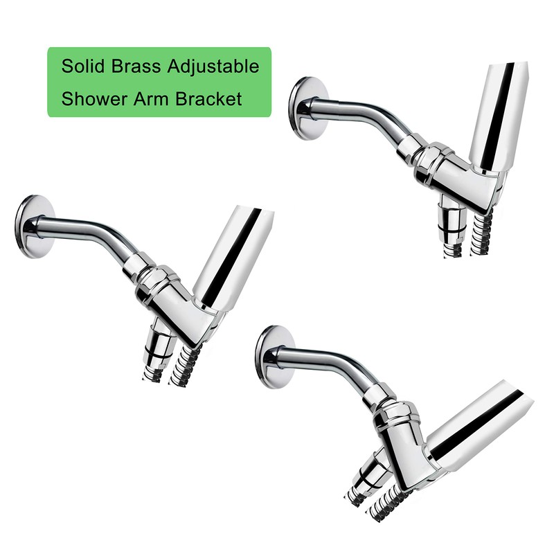 Brass Soild On Wall Mount Handheld shower head Holder Bracket,