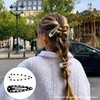12 Pcs Polka Dot Hair Clips Black White Water-Drop for