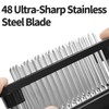 JY COOKMENT Meat Tenderizer with 48 Stainless Steel Ultra Sharp