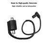 TIKSCIENCE Ignition Coil and Spark Plug Fit for Yamaha Gas