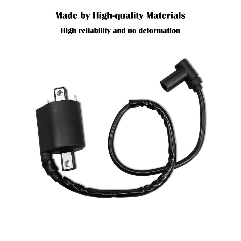 TIKSCIENCE Ignition Coil and Spark Plug Fit for Yamaha Gas