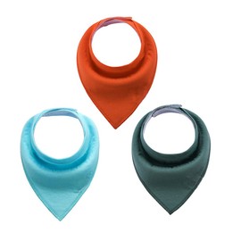 Baby Bandana Drool Bibs With Snaps (8 Pack) For Boys and Girls 100% Absorbent Soft Cotton Bandana Baby Bibs for Teething Feeding (BC061)