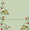 Rose Tendrils with Colourful Birds - Set - 25 Sheets