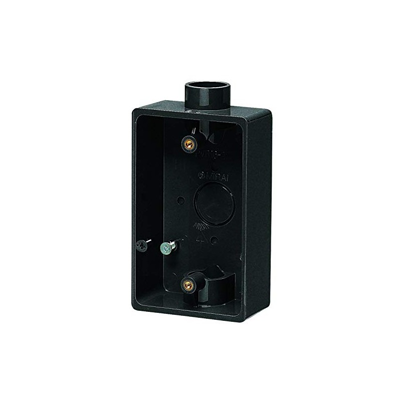 Mirai Industry PVR22-2K Exposed Switch Box, Black, Price for 1