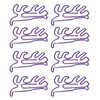 100Pcs Cute Paper Clips Animal Style Exquisite Bright Electroplated Anti