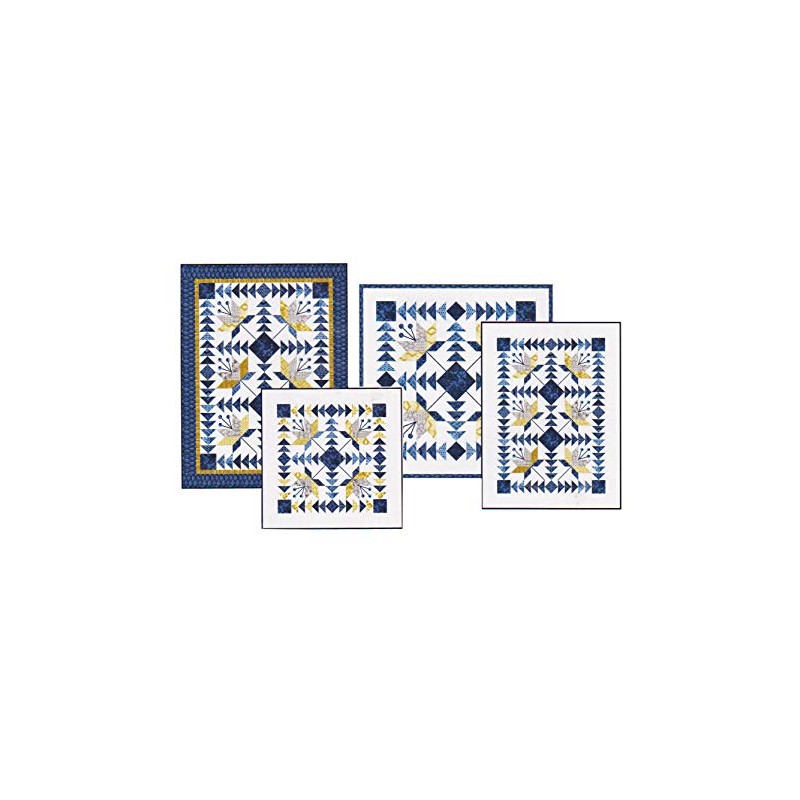 Calico Carriage Quilt Designs Geese in The Lillies Pattern, 6