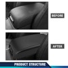 PIT66 Armrest Cover Replacement Center Console Lid Cover Compatible with
