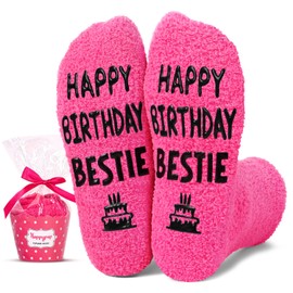 HAPPYPOP Bestie Gifts Ideas Socks for Women - Bestfriend Gifts Friendship Gifts, Bff Gifts Best Friends Birthday Socks Sister