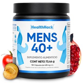 Suplemento Natural Hombre Semilla de Calabaza Zinc Vitamina D H2Hack (180)