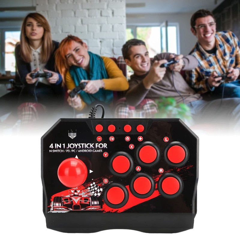 Tbest Jostick,DIY Stick Joystick Accesorios para Juegos de Pc Fight