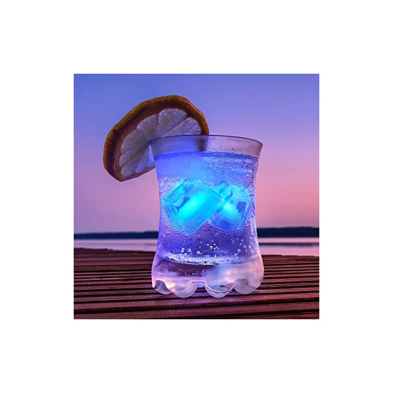 Inspiration Ice Blue Light Up Ice Cubes (Pack of 12)