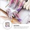 WOONEKY DIY Manicure Kit 3D Nail Rhinestones Glue Nail Art