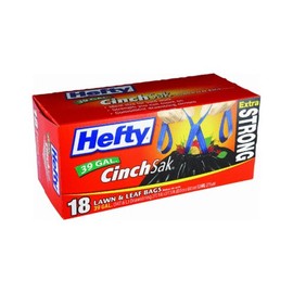 Hefty Strong Lawn and Leaf Large Garbage Bags, 39 Gallon, 18 Count