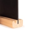 Chalkboards UK Mini Table Top Chalkboard, Wood, Black, A6, 10.5
