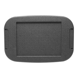 Vollrath VEPPT308 Full-Size 6" Deep Top Loading Insulated Food Pan Carrier (Includes: Lid), EPP, Black - 28-1/4" x 19-3/16" x 12"