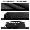 PeakPurit Black Dashboard Dash Board Cover Mat Carpet for Chevy