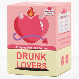 KAWAII KOI Drunk Lovers Premium Edition - Couples Games Couples Card Game for Date Night, 150 Cards with 3 Engaging Categories, Romantic Valentines, Card Game for Couple