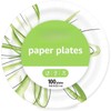 Basics Everyday Paper Plates, 10 Inch, Disposable, 100 Count -