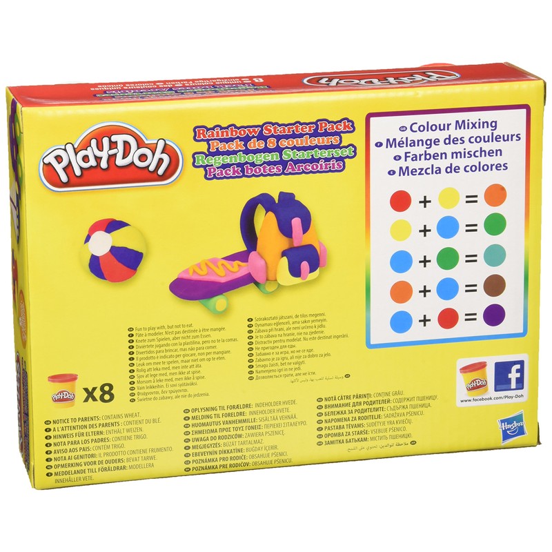 Hasbro A7923 Play-Doh Rainbow Pack of 8