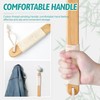 Bamboo Back Scratcher for Men, 22'' Long Handle Wooden Back