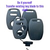H003 2 For 2006 2007 2008 2009 2010 Honda Ridgeline Remote Key Fob Uncut Shell Case