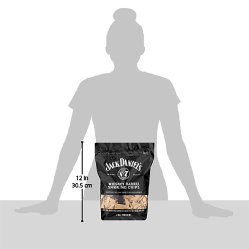 Jack Daniel's 01749 BBQ Smoking Chips, 1 pack, Black