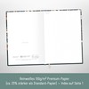paper&you Notebook A5+ Squared with Elastic Band "Pretty Flowers" 156