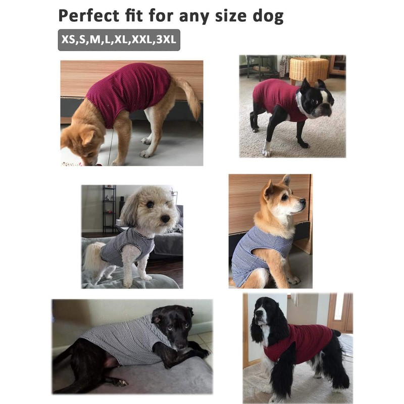 WEONE Camisetas de verano para perros, chaleco de algodón a
