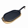 Pizza Cast Iron Grill Pan Suitable for most pizza ovens-griddle