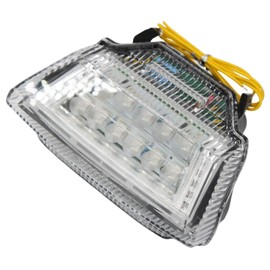 iTobest Taillight - Integrated LED Tail Brake Turn Signal Light Compatible with Kawasaki Ninja ZX10R ZX-10R 2011-2015(Clear)