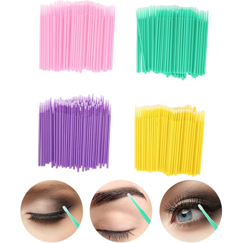 Micro Aplicador Desechable, 400 Brochas de Micro Aplicador Flexibles, Suministros