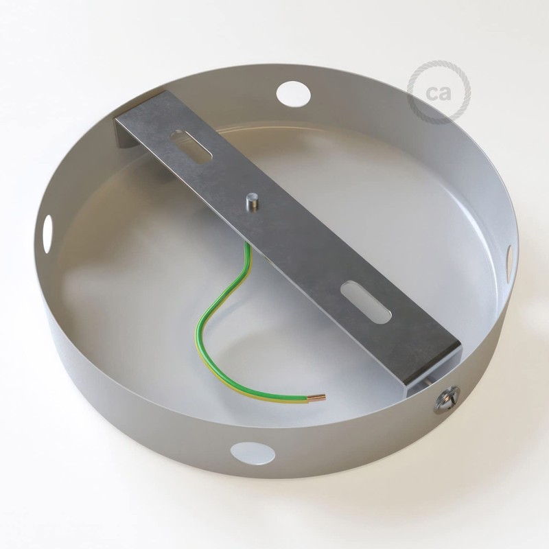 creative cables - Metal Cylindrical 4 Side Hole Lamp Canopy