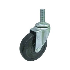 Uei Caster: S Series, ST Type, Free-Caster Rubber Car, Wheel Diameter 3.9 inches (100 mm), Screw Size: M0.6 x 1.6 inches (16 x 40 mm), Pitch: 0.8 inches (2.0 mm), Manufacturer Model: ST-100RH, M16 x 40
